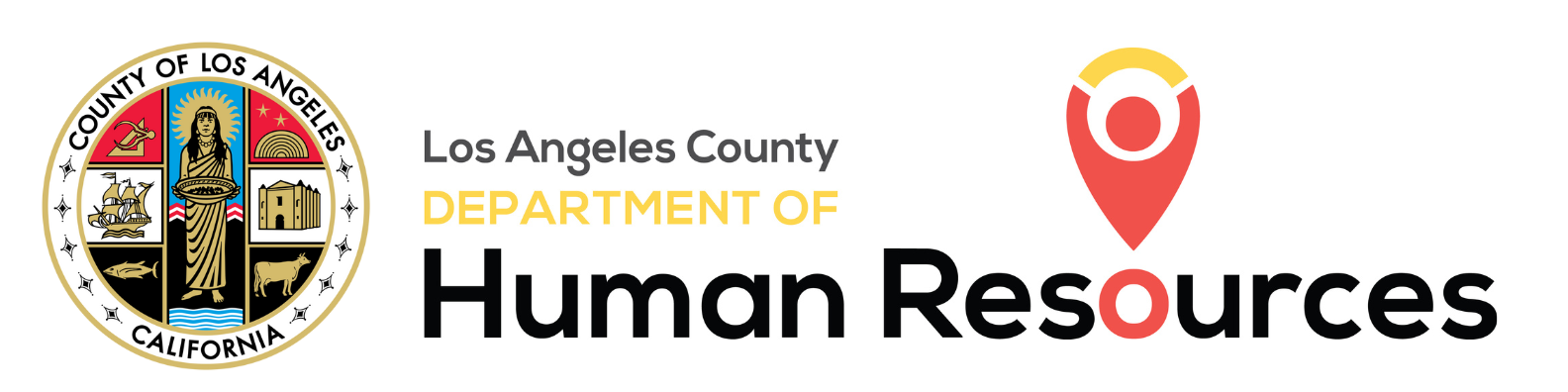 Logo featuring the Los Angeles County seal alongside the text 